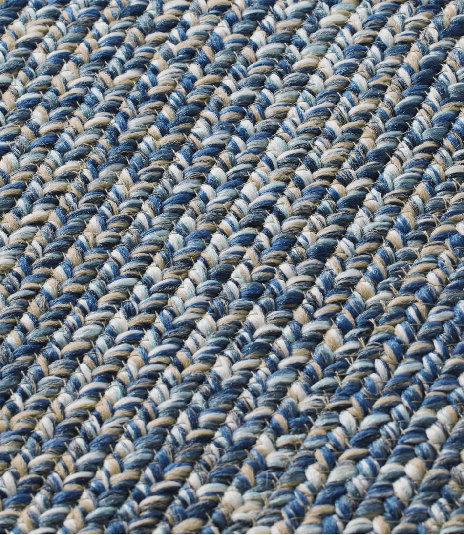 All-Weather Braided Rug, Concentric Pattern Rectangular / L.L.Bean