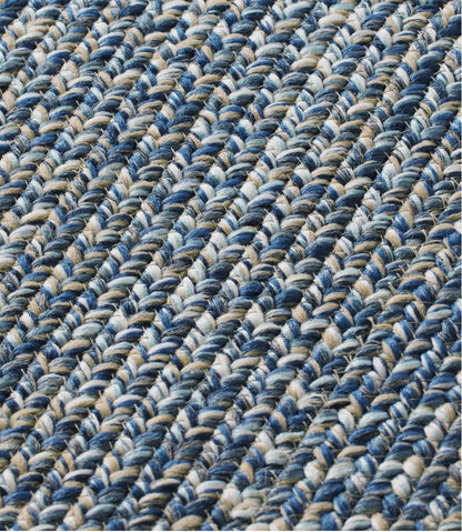 All-Weather Braided Rug, Concentric Pattern Rectangular / L.L.Bean