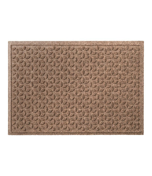 Heavyweight Recycled Waterhog Doormat, Blooming Circles / L.L.Bean