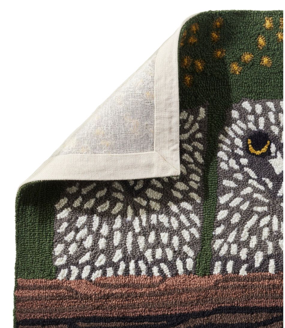 Indoor/Outdoor Vacationland Rug, Owls / L.L.Bean