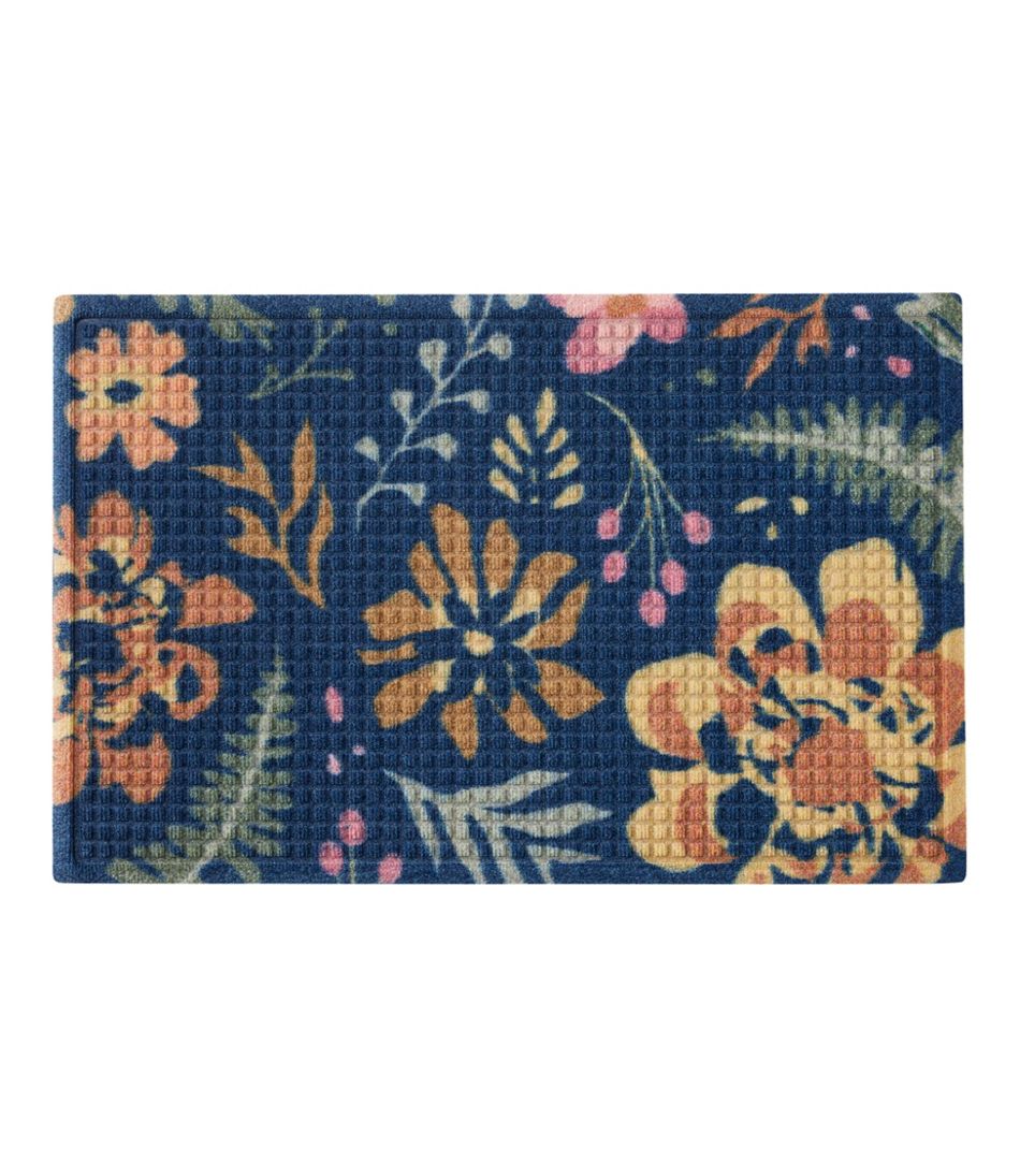 Printed Recycled Waterhog Doormat, Floral / L.L.Bean