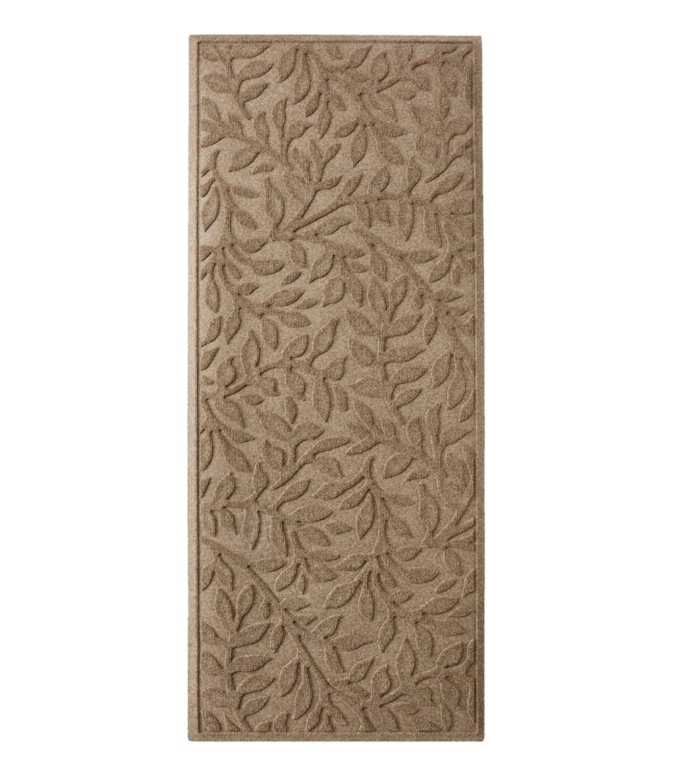 Heavyweight Recycled Waterhog Mat Runner, Woodland Leaf / L.L.Bean