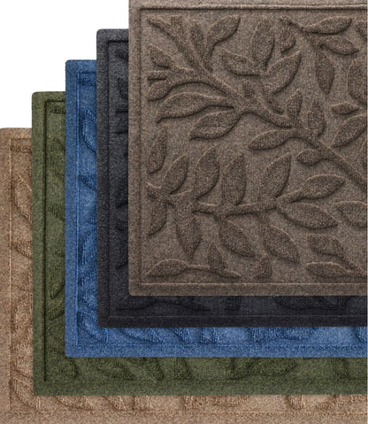 Heavyweight Recycled Waterhog Mat Runner, Woodland Leaf / L.L.Bean
