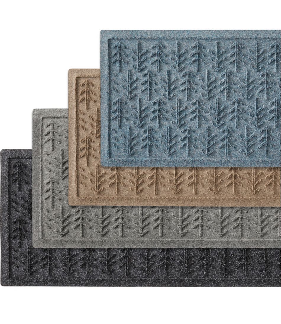 Everyspace Recycled Waterhog Boot Mat, Trees / L.L.Bean