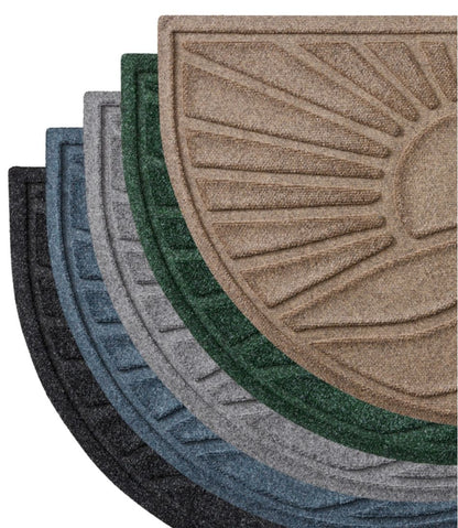 Everyspace Recycled Waterhog Doormat, Half Round, Sunrise / L.L.Bean