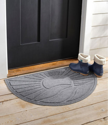 Everyspace Recycled Waterhog Doormat, Half Round, Sunrise / L.L.Bean