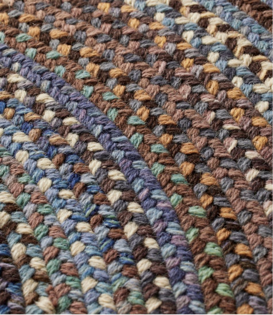 Braided Wool Rug, 6' Diam. / L.L.Bean
