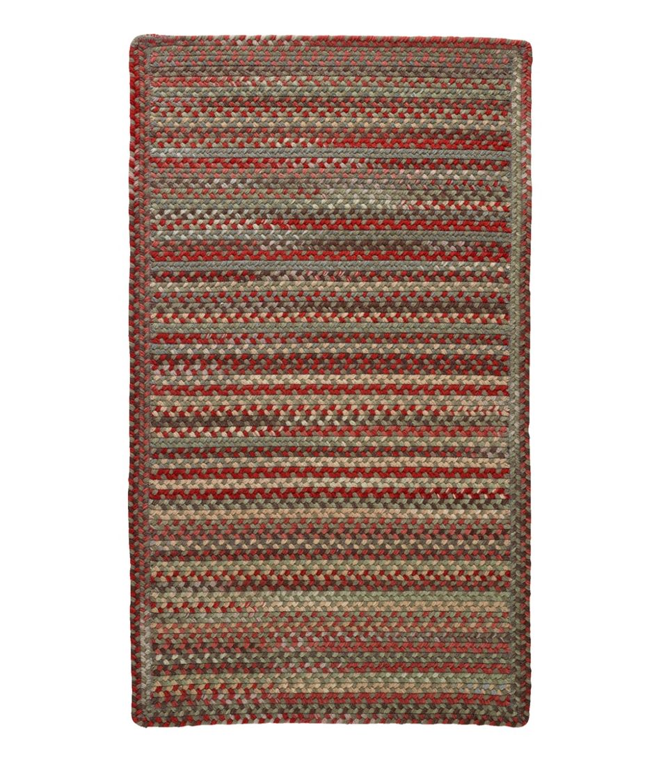 Braided Wool Rug, Horizontal Braid / L.L.Bean