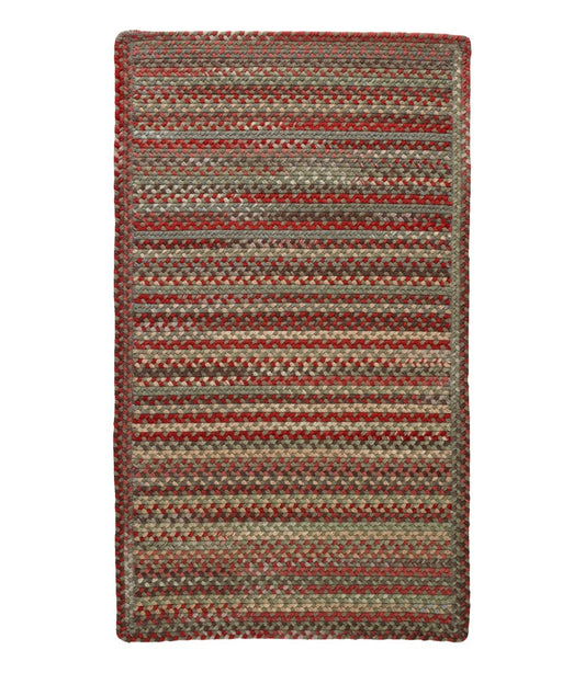 Braided Wool Rug, Horizontal Braid / L.L.Bean