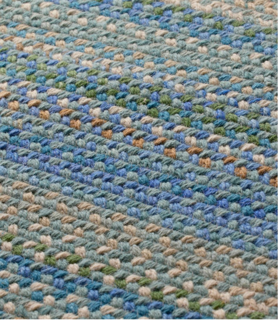 Braided Wool Rug, Horizontal Braid / L.L.Bean
