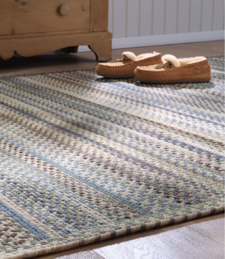 Braided Wool Rug, Horizontal Braid / L.L.Bean