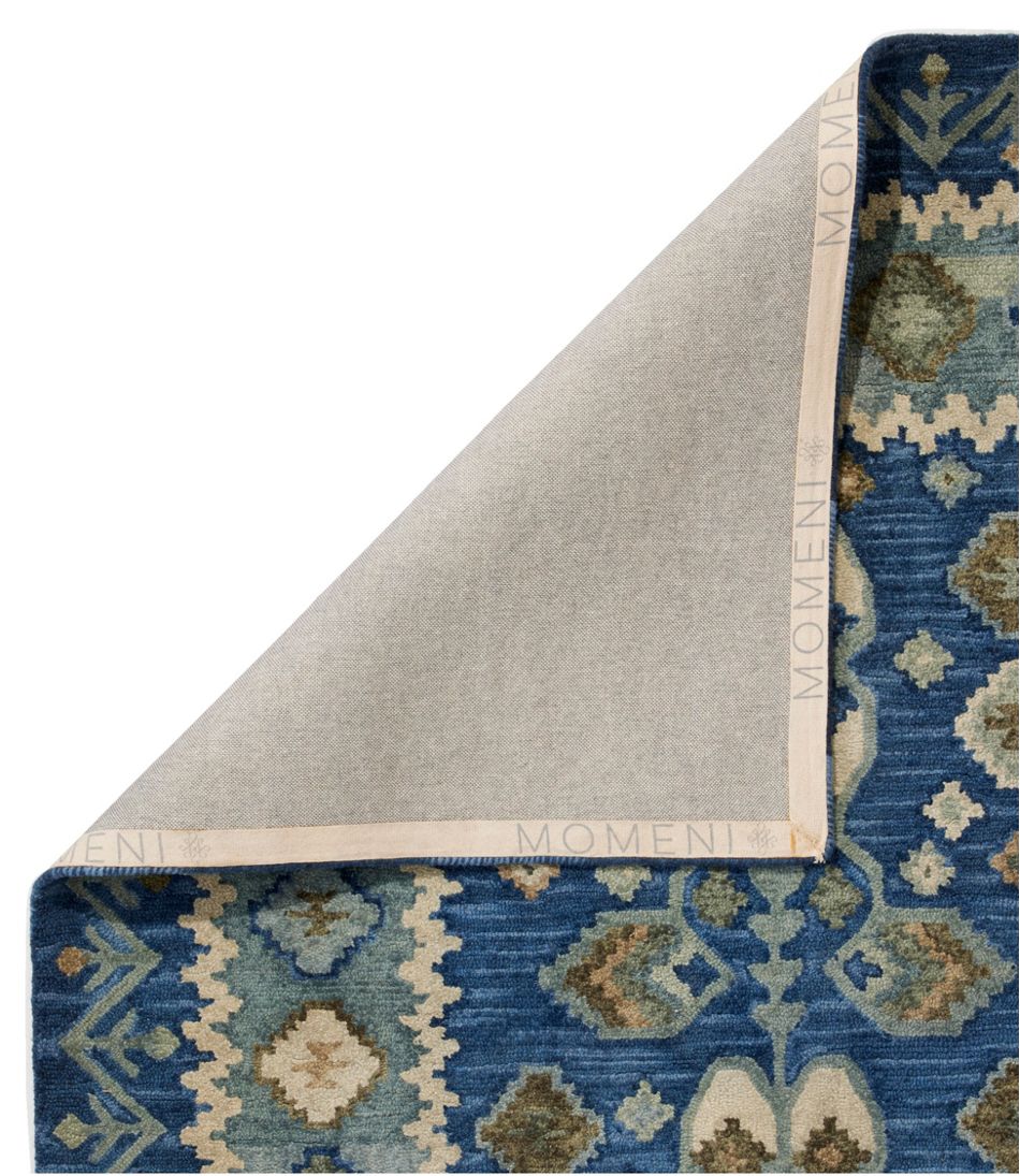 Double Border Wool Hooked Rug / L.L.Bean