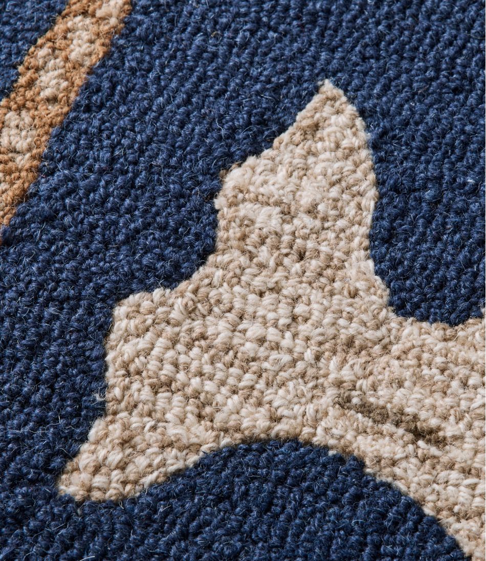 Wool Hooked Novelty Rug, Whale / L.L.Bean