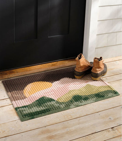 Printed Recycled Waterhog Doormat, Sunset / L.L.Bean