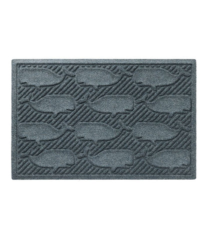 Everyspace Recycled Waterhog Doormat, Whales / L.L.Bean