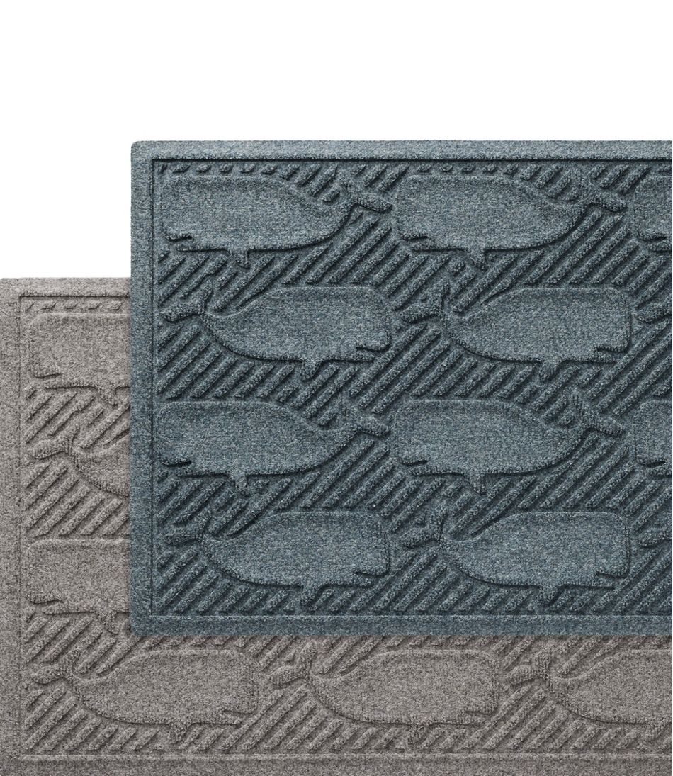 Everyspace Recycled Waterhog Doormat, Whales / L.L.Bean