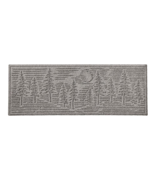 Everyspace Recycled Waterhog Wide Doormat, Pine Trees / L.L.Bean