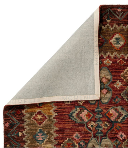 Double Border Wool Hooked Rug, Sienna Multi / L.L.Bean