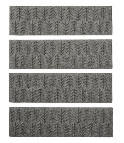 Everyspace Recycled Waterhog Mat, Stair Treads, Set of Four, Trees / L.L.Bean