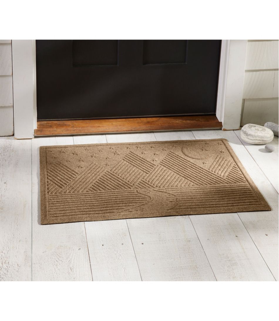 Everyspace Recycled Waterhog Doormat, Twilight Mountain Range / L.L.Bean