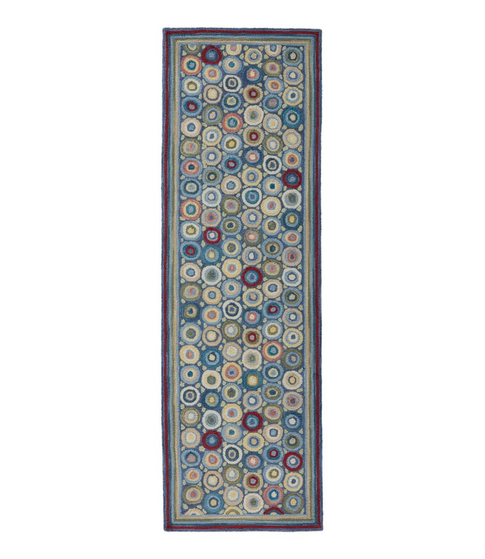 Bean's Wool Hooked Runner, Coins / L.L.Bean