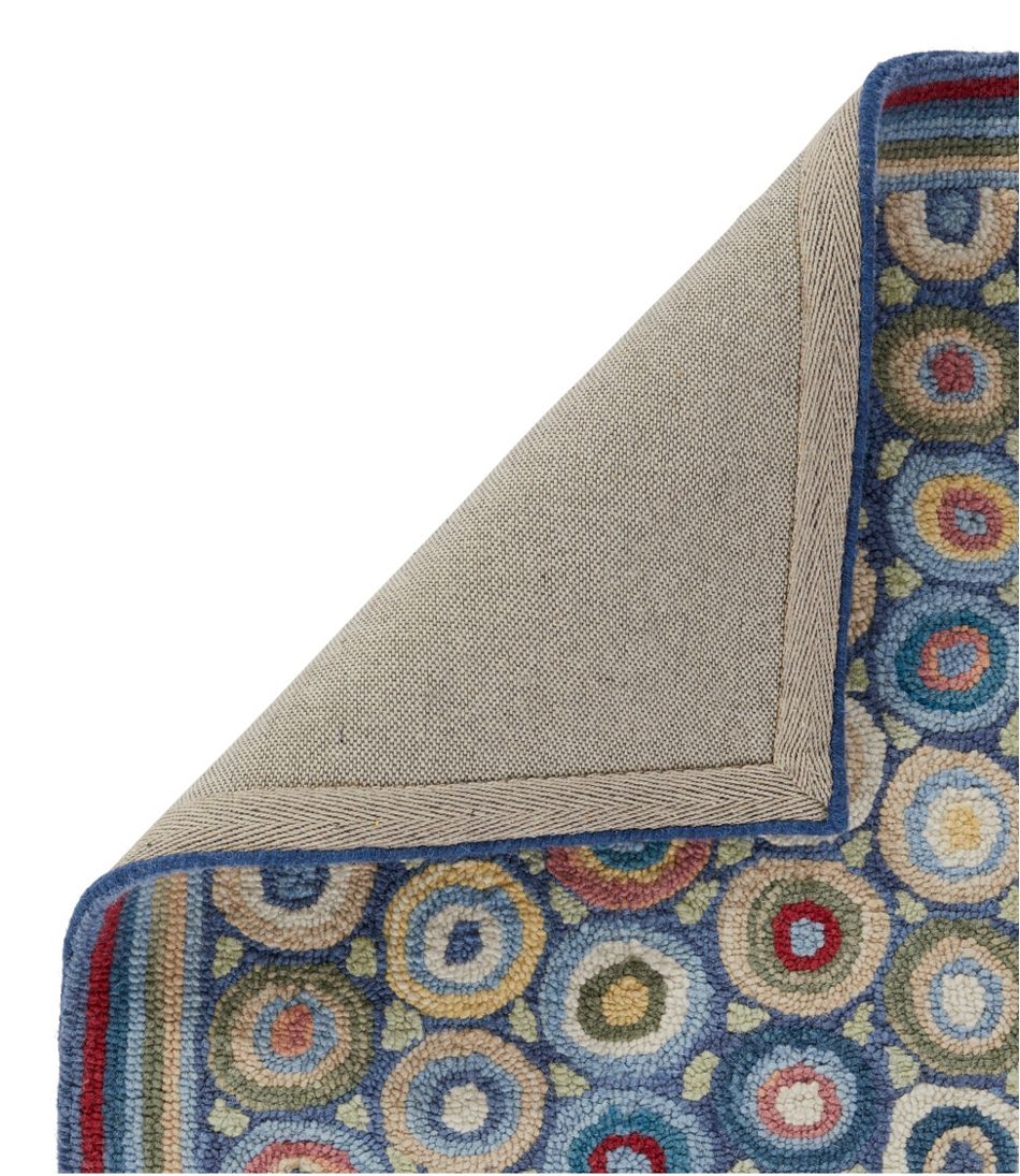 Bean's Wool Hooked Runner, Coins / L.L.Bean