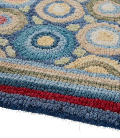 Bean's Wool Hooked Runner, Coins / L.L.Bean