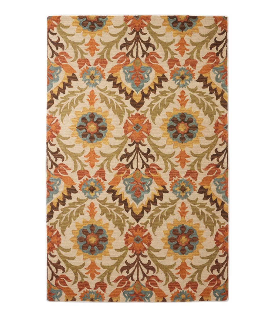 Woodland Wool Hooked Rug / L.L.Bean