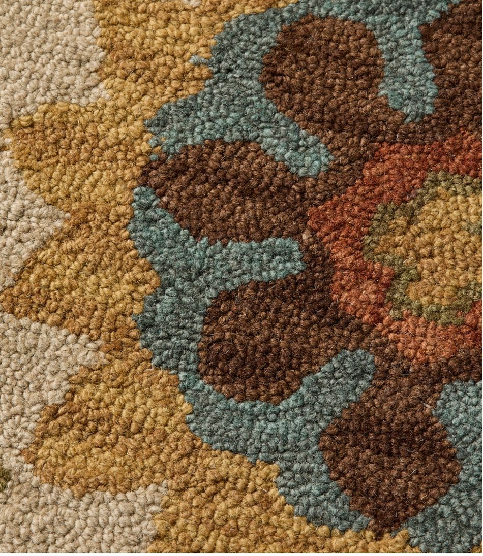 Woodland Wool Hooked Rug / L.L.Bean