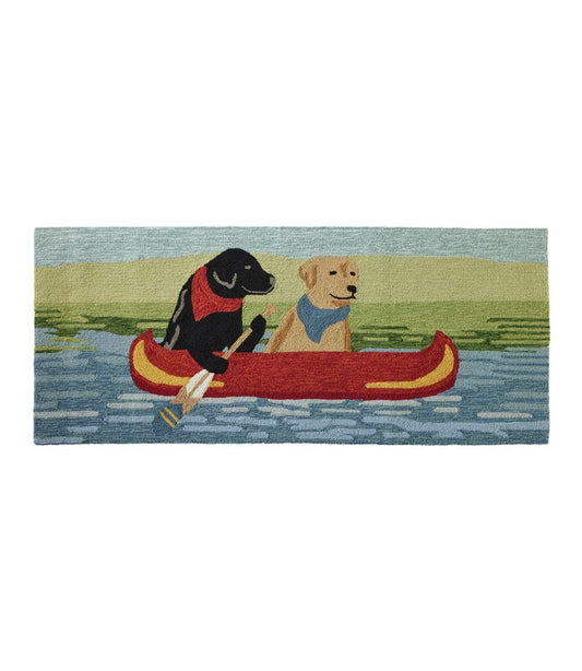 Indoor/Outdoor Vacationland Runner, Dog Canoe / L.L.Bean