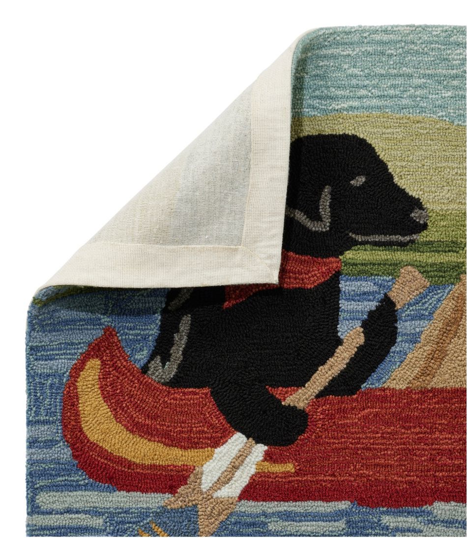 Indoor/Outdoor Vacationland Runner, Dog Canoe / L.L.Bean