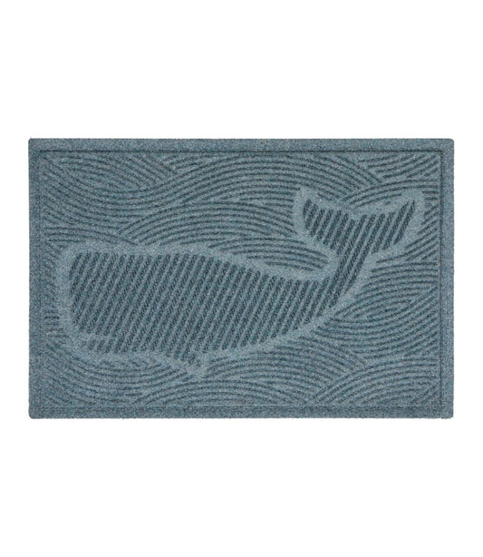 Everyspace Recycled Waterhog Doormat, Swimming Whale / L.L.Bean