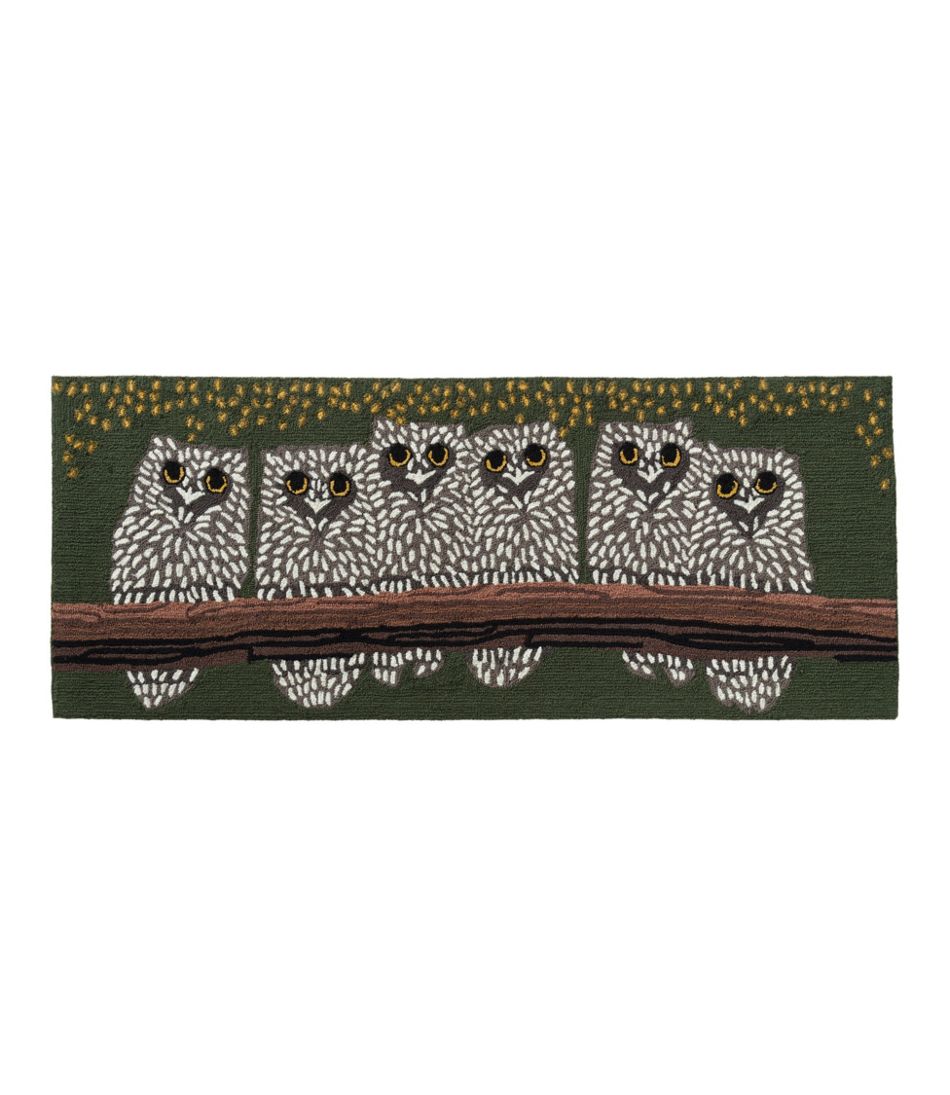 Indoor/Outdoor Vacationland Runner, Owls / L.L.Bean