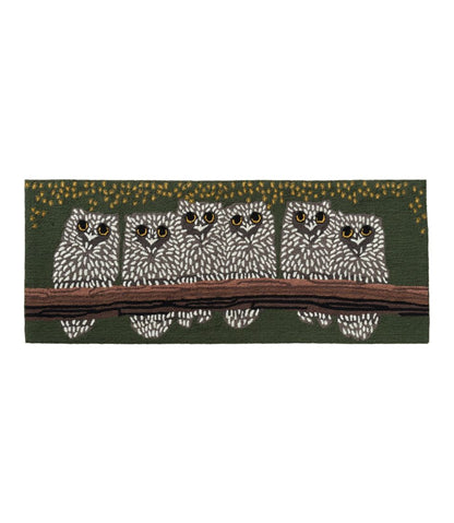 Indoor/Outdoor Vacationland Runner, Owls / L.L.Bean