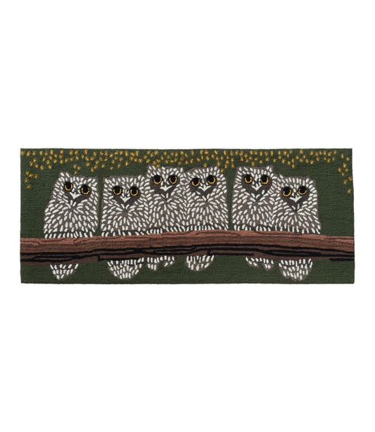 Indoor/Outdoor Vacationland Runner, Owls / L.L.Bean