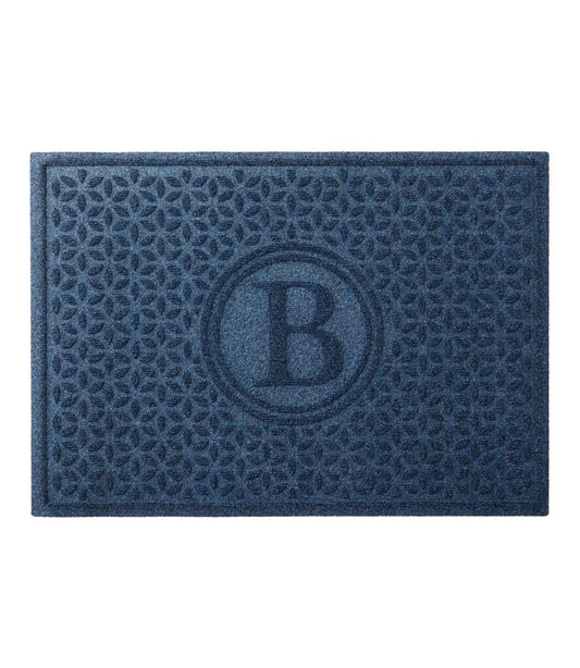 Heavyweight Recycled Waterhog Doormat, Blooming Circles, Personalized / L.L.Bean