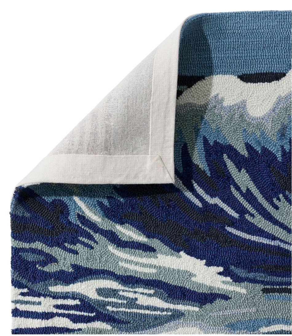 Indoor/Outdoor Vacationland Runner, Ocean Waves / L.L.Bean