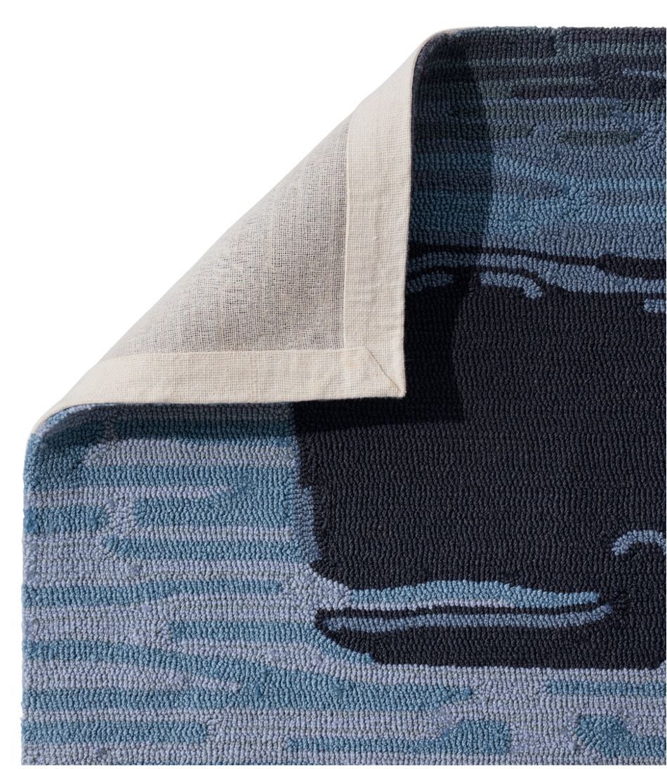 Indoor/Outdoor Vacationland Runner, Coastal Whale / L.L.Bean