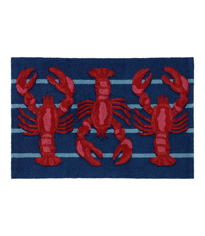 Indoor/Outdoor Vacationland Rug, Lobsters / L.L.Bean