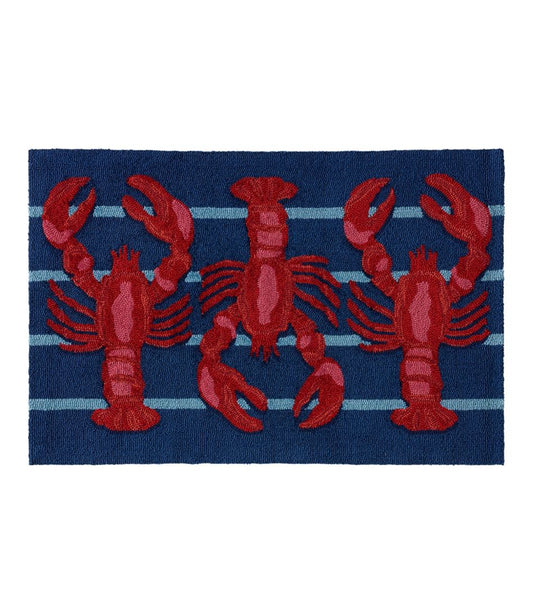 Indoor/Outdoor Vacationland Rug, Lobsters / L.L.Bean