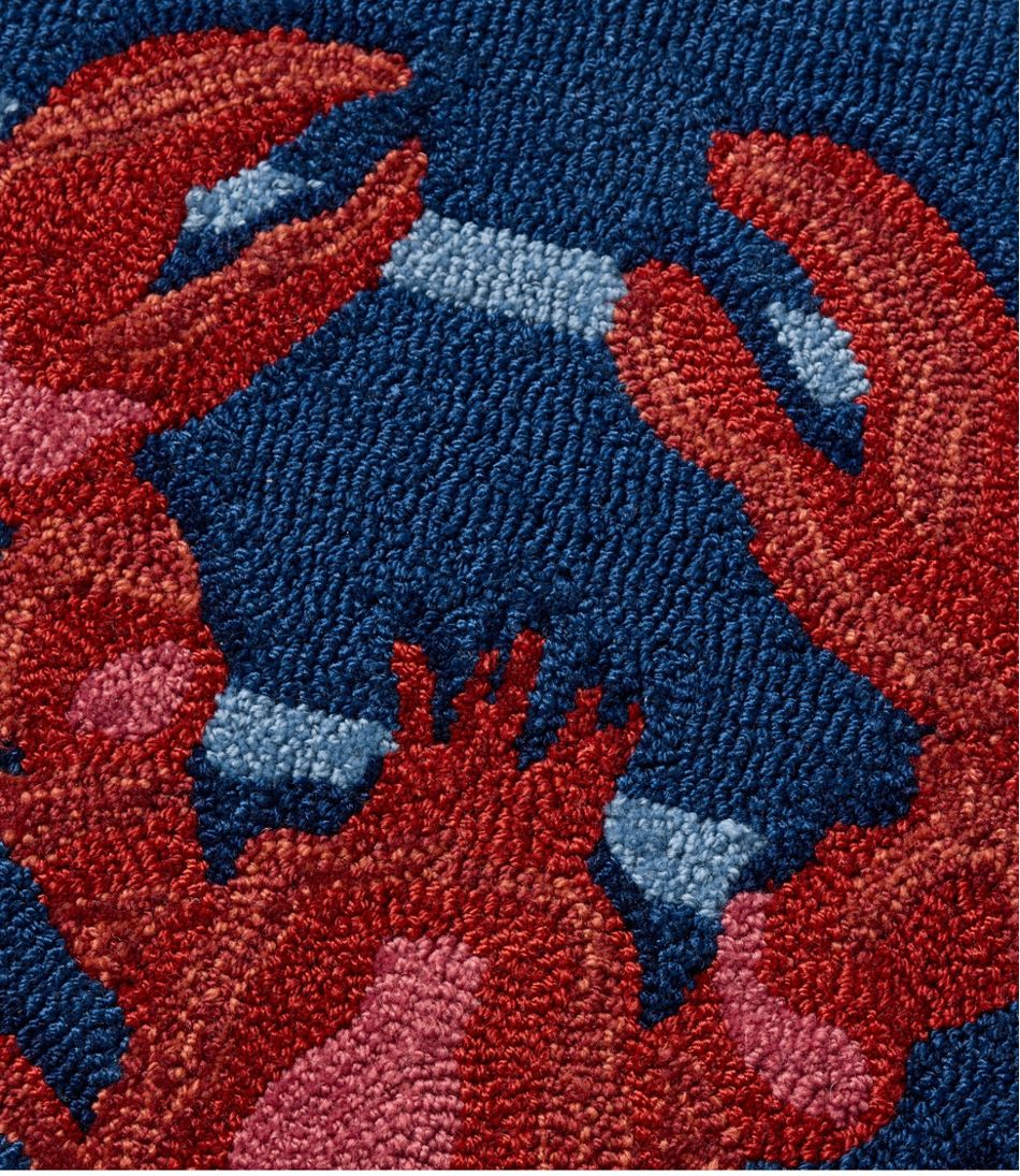 Indoor/Outdoor Vacationland Rug, Lobsters / L.L.Bean
