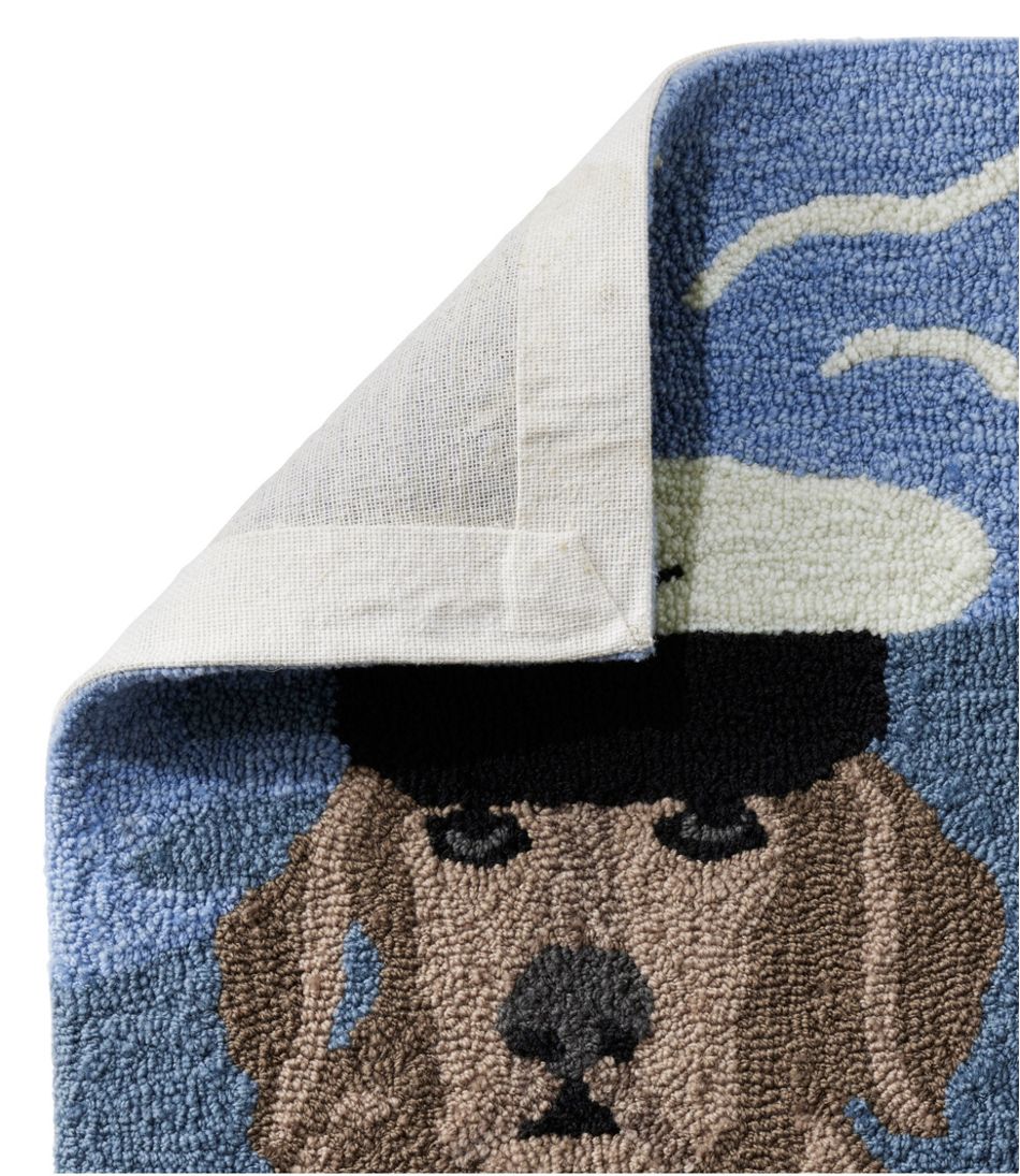 Indoor/Outdoor Vacationland Rug, Seaside Dogs / L.L.Bean