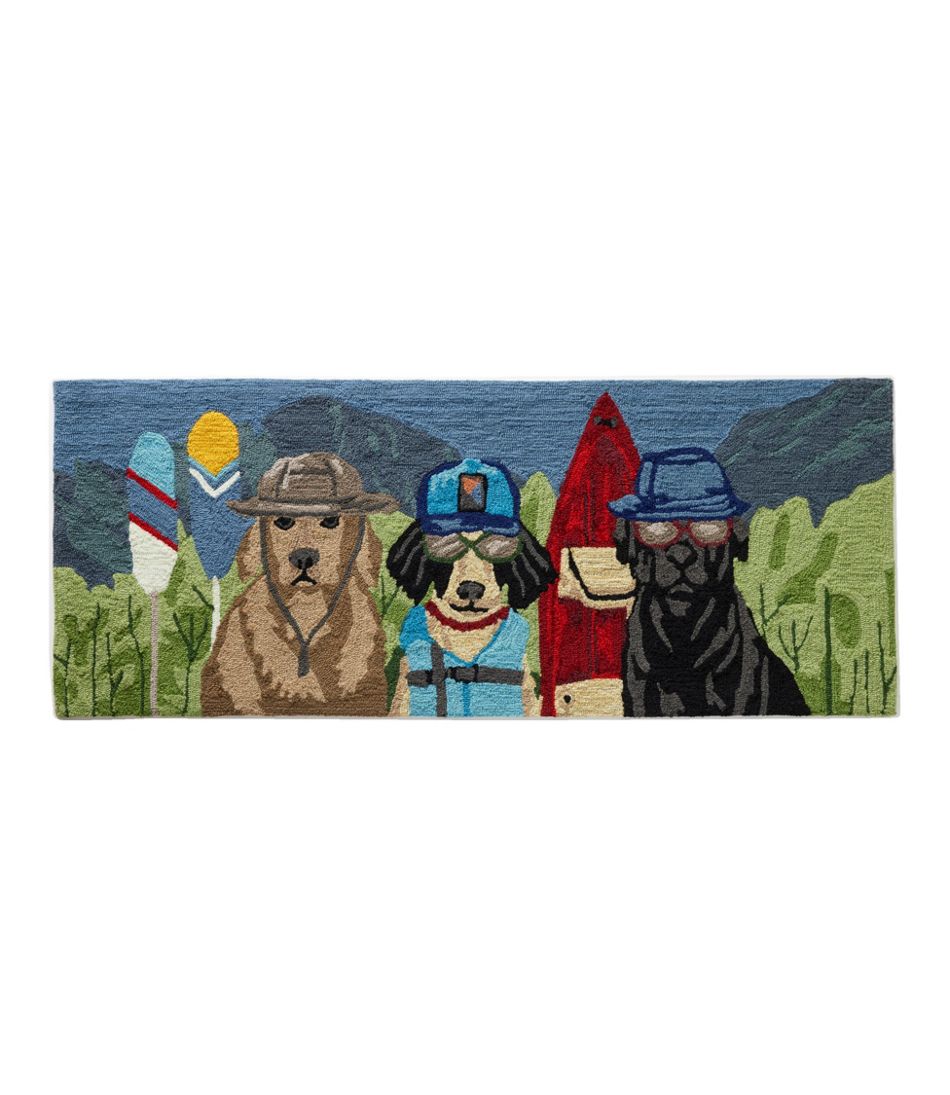 Indoor/Outdoor Vacationland Runner, Paddle Sports Dogs / L.L.Bean