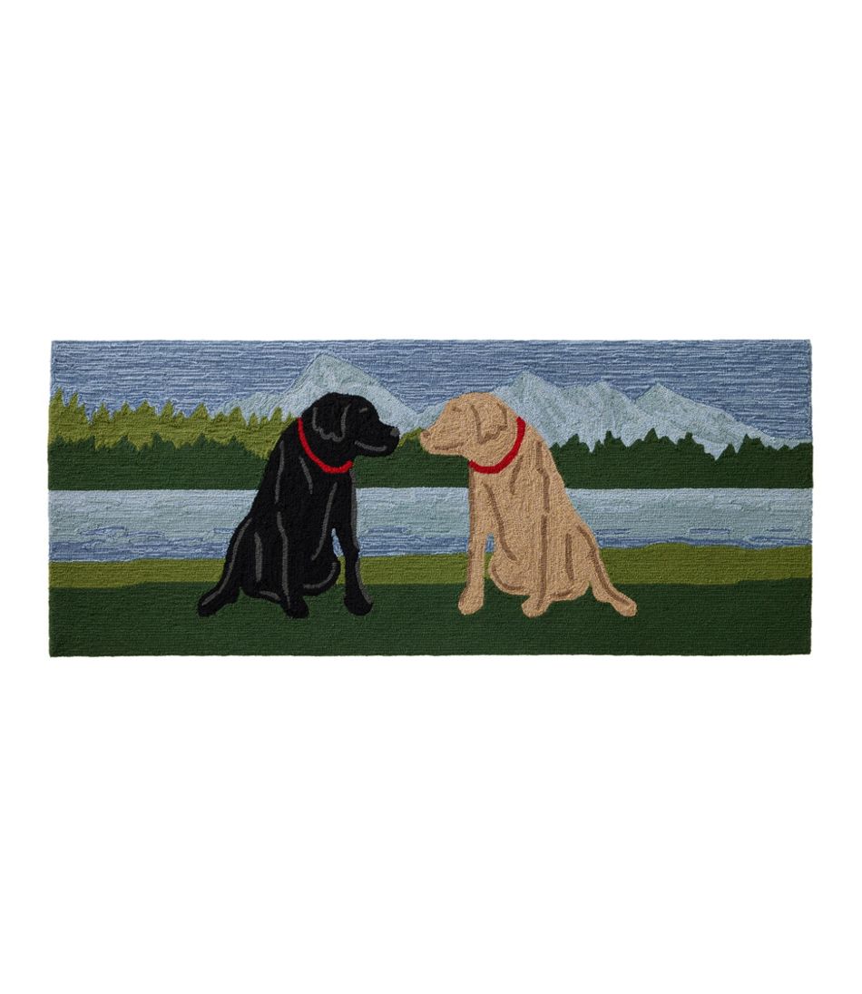 Indoor/Outdoor Vacationland Runner, Mountain Dogs / L.L.Bean
