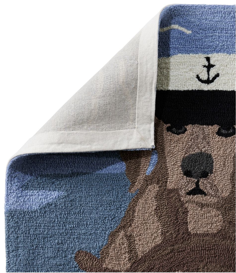 Indoor/Outdoor Vacationland Runner, Seaside Dogs / L.L.Bean