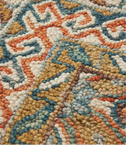 Bordered Medallion Wool Tufted Rug / L.L.Bean