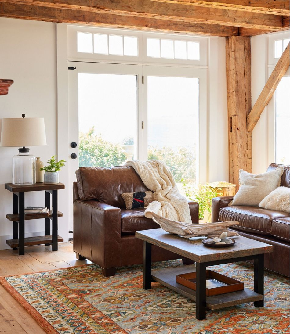 Bordered Medallion Wool Tufted Rug / L.L.Bean