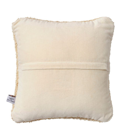 Wool Hooked Throw Pillow, Yellow Dog, 14" x 14" / L.L.Bean