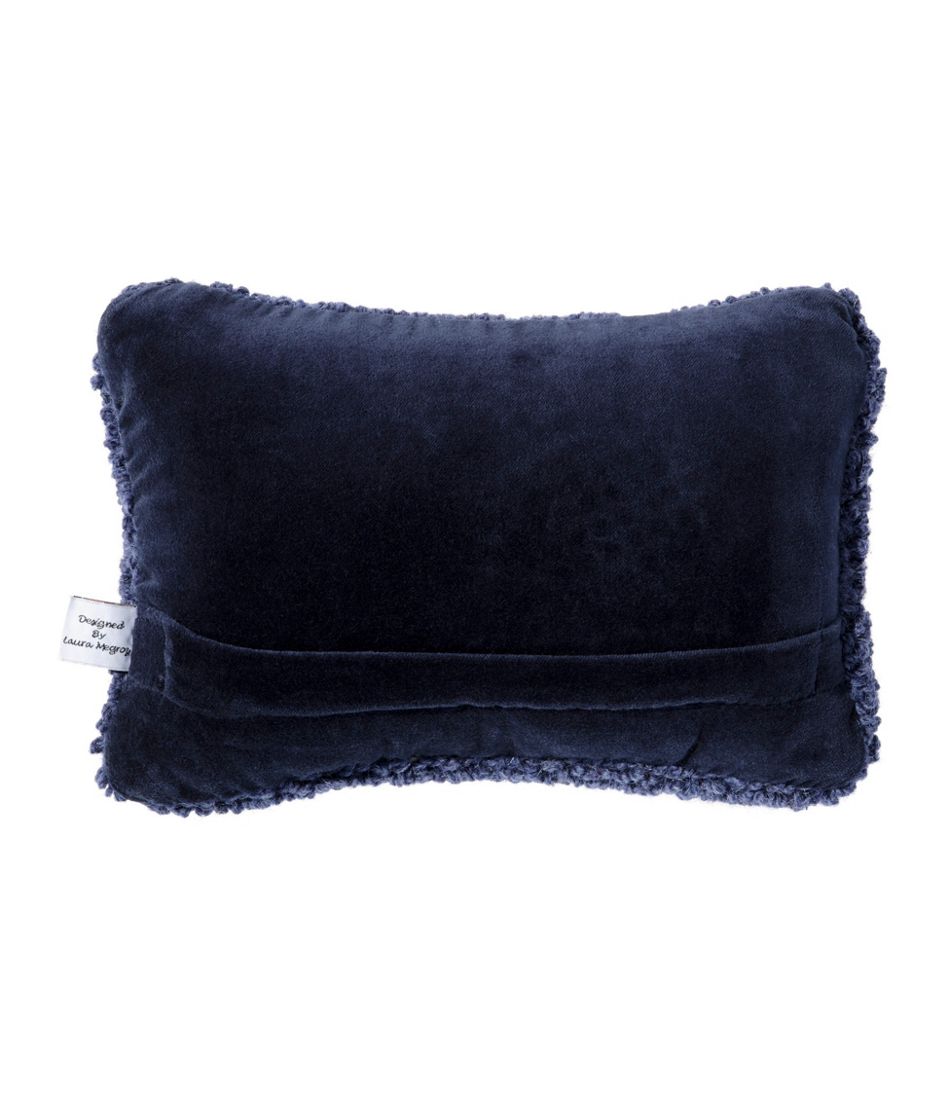 Wool Hooked Throw Pillow, Whale, 8" x 12" / L.L.Bean