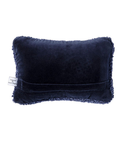 Wool Hooked Throw Pillow, Whale, 8" x 12" / L.L.Bean